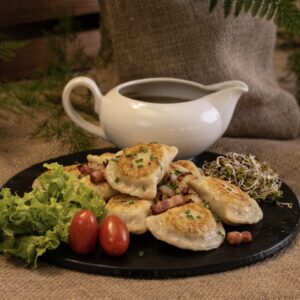 Pierogi z kapustą i grzybami